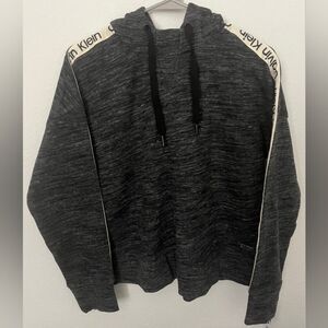 🥳 $13 FINAL PRICE❣️NWT Women's Calvin Klein Logo Pullover Hoodie S